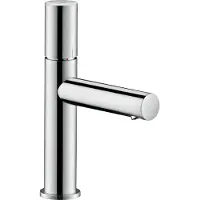 Axor hansgrohe Uno Einhebel-Waschtischmischer 110, Zerogriff, ohne Ablaufgarnitur, Ausladung 123mm, 45002000, Farbe: Chrom