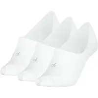 Calvin Klein Füßlinge "CK WOMEN FOOTIE MC" 3 Paar, Antirutsch Noppen im Fersenbereich, Cotton-Mix, elastisch