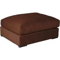 Home affaire Polsterhocker "Finca XXL, B: 125 cm", braun (terracota), B:125cm H:52cm T:101cm, 100% Polyester, Hocker, Polsterhocker, Mega-Hocker, in Cord oder Chenille-Struktur wählbar