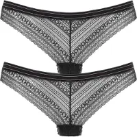 s.Oliver Brasilslip aus grafischer Spitze