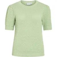 Vila Strickoberteil in Smoke Green | Gr.: M