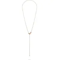 Liebeskind berlin Y-Kette "Schmuck Geschenk Edelstahl Halskette Steel Ball", rosa (roségoldfarben), Halsketten, Edelstahl, L: 42 B: 7,5mm, Y-Kette, B:7,5mm