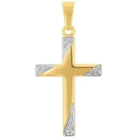 Amor Kettenanhänger "2013414", gold (gelbgoldfarben), Schmuckanhänger, Damen, Gelbgold 375, 0,58 g, Kettenanhänger, Made in Germany