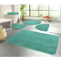 Kinzler Badematte "Chaozhou", rutschhemmend beschichtet, fußbodenheizungsgeeignet, Badteppich, Uni Farben, weich, als rechteckig, rund & Set erhältlich
