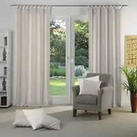 Wirth Vorhang "Torbole" Gr. 4, gelb (ocker), B:132cm H:225cm, Jacquard, Baumwolle, Polyester, Gardinen, Vorhang