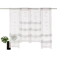 Weckbrodt Scheibengardine "Selina" Gr. 4, lila (brombeere, champagner), B:146cm H:120cm, Voile, Polyester, Gardinen, Scheibengardine, Hochraff, Gardine, Voile, echte Stickerei, transparent, Store