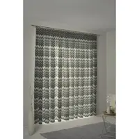 Wirth Vorhang "Benewitz" Gr. 5, grün (moosgrün), B:132cm H:255cm, Jacquard, Baumwolle, Polyester, Gardinen, Vorhang