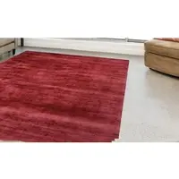Calo-deluxe Teppich "Viteox 200" Gr. 6, rot (rot, violett), B:200cm H:13mm L:290cm, Viskose, Teppiche, Teppich, Viskose, Kurzflor, Wohnzimmer