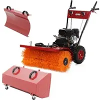 Geotech Benzin Kehrmaschine- Mehrzweckgerät - SS 680 WEL EVO - Breite 80 cm - E-Starter