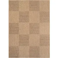 Carpetsale24 In- & Outdoor Teppich Wetterfest im natürlichen Jute-Look, ideal für Wohnzimmer, Küche, Terrasse & Balkon, Grösse: 80x250 cm