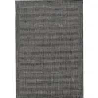 Carpetsale24 In & Outdoor Teppich Terrasse Balkon Küchenteppich Wetterfest Sisal Optik Flachgewebe Einfarbig mit Struktur, Grösse: 80x150 cm
