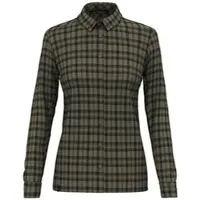 Salewa Fanes Flannel 5PL W Long Sleeve Shirt faded green/olive (5A57) 34