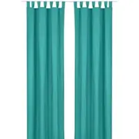 Weckbrodt Vorhang "Sento" Gr. 2, blau (türkis), B:125cm H:230cm, Baumwolle, Polyester, Gardinen, Vorhang, Baumwolle, blickdicht, matte Struktur, unifarben, Gardine, Store