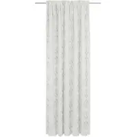 Adam Audio Vorhang ADAM "Wave" Gr. 5, beige (natur, hellgrau, beige), B:142cm H:255cm, Jacquard, Baumwolle, Leinen, Gardinen, Vorhang, aus Leinen und Bio-Baumwolle