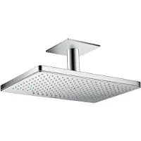 Hansgrohe AXOR ShowerSolutions Kopfbrause 460/300 2-jet, Deckenanschluss, 35279800, Farbe: Stainless Steel Optic