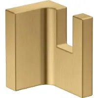 Hansgrohe AXOR UNIVERSAL Rectangular Handtuchhaken, Metall, 42611250, Farbe: Brushed Gold Optic