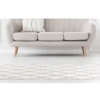 Me gusta Teppich "Vivica 200" Gr. 31, grau (taupe, weiß), B:80cm H:20mm L:250cm, Kunstfaser, Teppiche, Teppich, besonders weich durch Microfaser, Wohnzimmer