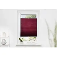 K-Home Plissee "Klemmfix Pisa" Gr. 10, rot (bordeaux), B:70cm H:210cm, Obermaterial: 100% Polyester, Plissees, Plissee, Crushed-Optik, Topseller