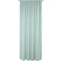 Adam Audio Vorhang ADAM "Uni Collection" Gr. 2, blau (hellblau), B:142cm H:175cm, Jacquard, Baumwolle, Gardinen, Vorhang, aus 100% Bio-Baumwolle