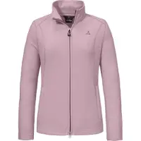 Schöffel Fleecejacke SCHÖFFEL "Fleece Jacket Leona3", Damen, Gr. 36, rosa (3105, rosa), Oberstoff: 100% Polyester, regular fit, hoch geschlossener Ausschnitt, Jacken Fleecejacke