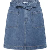 Kaffe Jeansrock "Damen Denimrock KAklara", Damen, Gr. 42, blau (blau denim), Obermaterial: 100% Baumwolle CO., Röcke Jeansrock