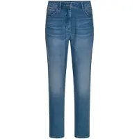 Goldner Kurzgröße: Baumwoll-Stretch Mom Jeans SARA in hellblau | Gr.: 20
