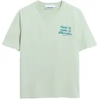 Armedangels - Women's Lualaa Embro - T-Shirt Gr XXL grau/grün