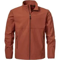 Schöffel Softshelljacke SCHÖFFEL "Softshell Jk Style Mirusha MNS", Herren, Gr. 48, braun (schwarz crabapple), Obermaterial: 100% Polyester, Jacken Softshelljacke