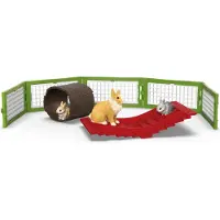 Schleich FARM WORLD Kaninchenstall, Tier, Farm, Farm animals / farm toys, 3 Jahr(e), Mehrfarbig