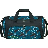 NEOXX Sporttasche "Move", Jungen, Gr. B/H/T: 43cm x 26cm x 24cm, blau (flash yourself), Polyester, Taschen Sporttasche, teilweise aus recyceltem Material
