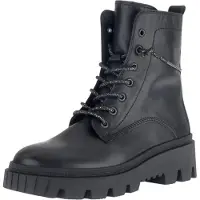 Gabor Damenschuhe Stiefel Schnürstiefel Schwarz Freizeit