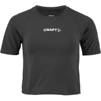 Craft T-Shirt Rush 2.0 Crop Damen Black-S