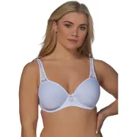 Elbrina "Spacer Bra" vorgeformte Cups, breite Träger, mit Bügel, mit Spitze, feminin