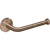 Hansgrohe AXOR UNIVERSAL Circular Toilettenpapierhalter, 42856300, Farbe: Polished Red Gold