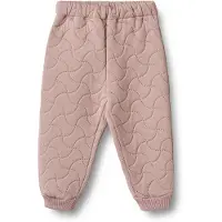 Wheat Thermohose "Thermo Pants Alex", Mädchen, Gr. 74, N-Gr, rosa (warm rose), Web, Obermaterial: 100% Polyester, unifarben, regular fit knöchellang, Hosen Thermohose