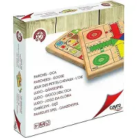 Cayro – Parcheesi und Gans – ab 5 Jahren – Holzmodell – Brettspiel für Kinder un