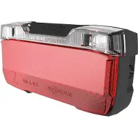 Herrmans Gepäckträgerrücklicht H-TraceBa Batteriebetrieb, on/off, 50mm