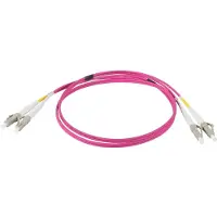 Efbe-Schott IPL-DR-LCULCU-4-0750 INFRALAN Duplex Jumper LC-LC 50/125μ, OM4, LSZH, erika-violett, 2.0mm, 7, 5m IPLDRLCULCU40750