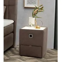 Jockenhöfer Nachtkonsole JOCKENHÖFER GRUPPE "Lancy", braun (braun 493, 08), B:42,5cm H:53cm T:45cm, Glas, Holzwerkstoff, Sideboards, Nachtkonsole, mit LED-Beleuchtung