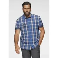 Man'S World Mans World Kurzarmhemd mit Print und Stickerei