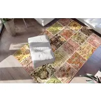 Calo-deluxe Teppich "Ruzica-404" Gr. 2, bunt (multi), B:80cm H:6mm L:150cm, Kunstfaser, Teppiche, Teppich, Flachgewebe, Vintage Design, Wohnzimmer
