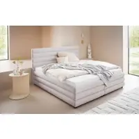 LeGer By Lena Gercke Polsterbett "Maylis", beige (creme), B:192cm L:211cm, 100% Polyester, , Betten, Polsterbett, wahlweise mit und ohne Matratze und Lattenrost, auch in 200cm Breite
