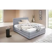 LeGer By Lena Gercke Polsterbett "Maylis", grau, B:172cm L:211cm, 100% Polyester, , Betten, Polsterbett, wahlweise mit und ohne Matratze und Lattenrost, auch in 200cm Breite