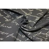 Adam Audio Tischdecke ADAM "Scribble", schwarz (schwarz, natur), B:190cm L:130cm, Bio-Baumwolle, Leinen, Tischdecken, Tischdecke, aus Leinen und Bio-Baumwolle,Made in Germany