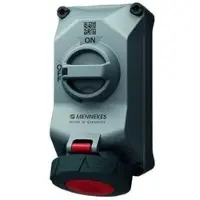 MENNEKES 5804406H Wandsteckdose DUO R 32A4P6h 400V IP67