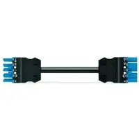 Wago 771-9985/017-401 konfektionierte Verbindungsleitung,Eca,Buchse Stecker,blau 7719985017401