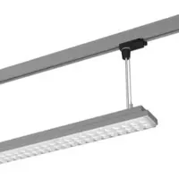 LTS 666537 LUZ Pendelleuchte für Stromschiene 23W 840 3390LM DALI Batwing silber Leistungsklasse 2 / ONETrack Stromschienen LUZ-PT12
