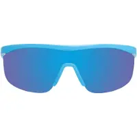 SKECHERS - Sonnenbrille für Damen SE6106-Maske-Form, Farbe glänzendes Blau ., Gläsern farbe blau verspiegelt.,