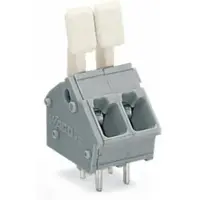 Wago 256-410/333-000 Leiterplattenklemme,Fingerdrücker,2,5 mm2,grau 256410333000 - 20 Stück