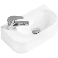 Mexen Viera Aufsatzwaschbecken rechts 40 x 21 cm, weiß 21274000R